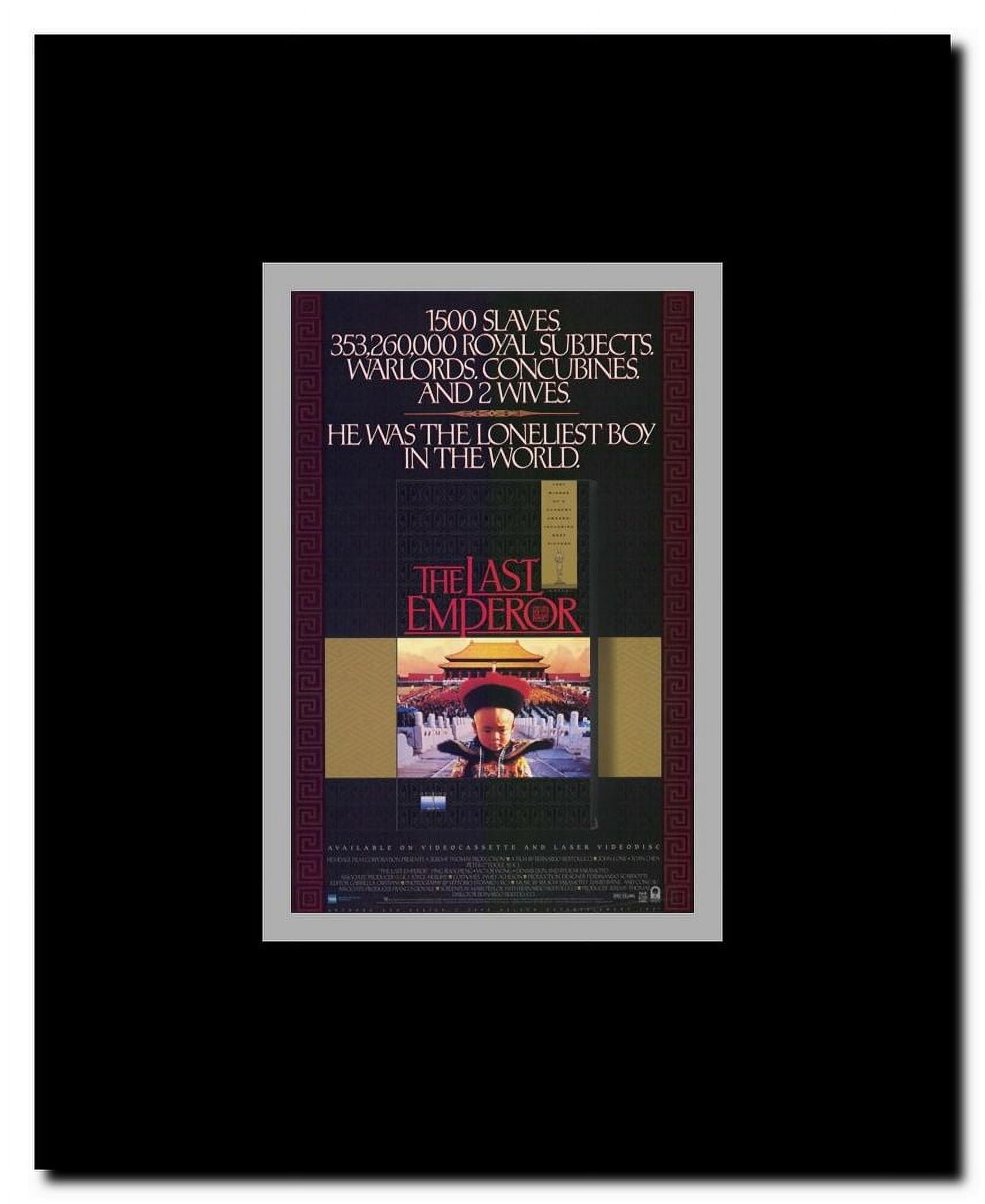 The Last Emperor Framed Movie Poster