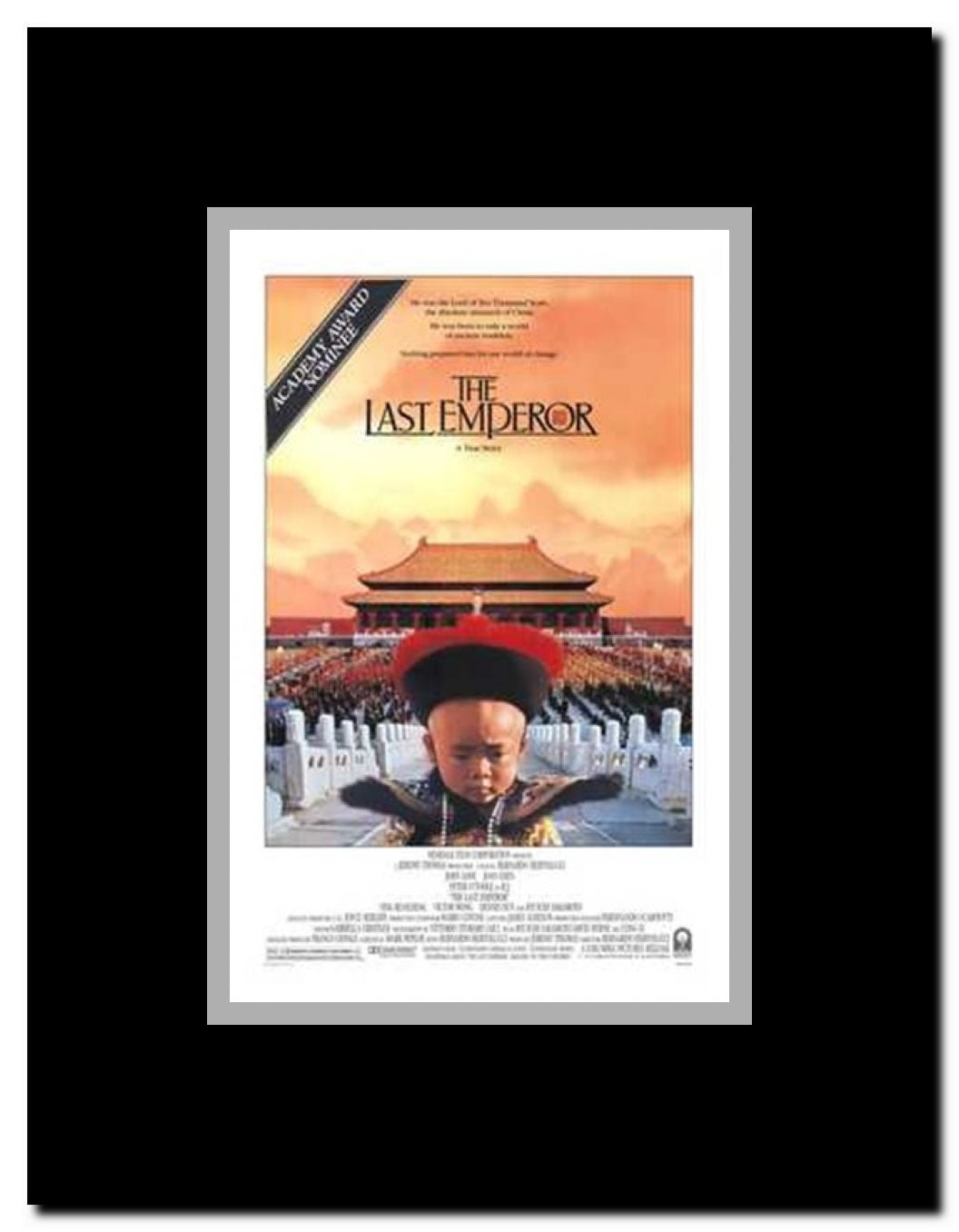 The Last Emperor Framed Movie Poster