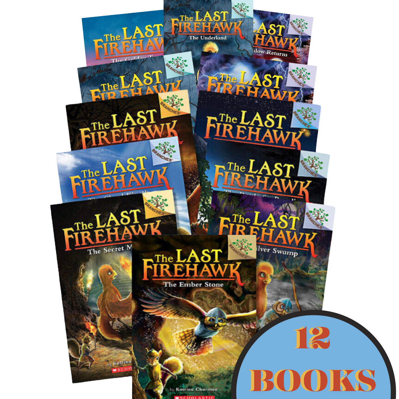The Last Firehawk A Branches Book Set 1-12: Ember Stone; Crystal ...