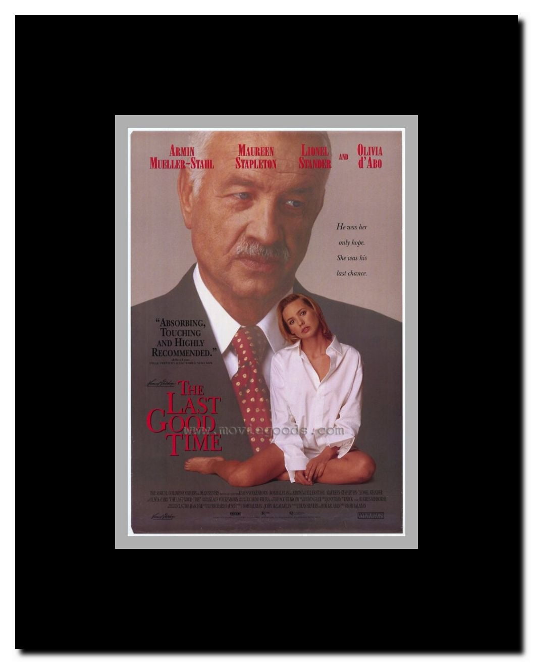 The Last Good Time Framed Movie Poster
