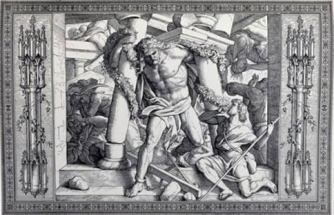 The Last Great Deed Julius Schnorr von Carolsfeld (1794-1872 German) Canvas Art - Julius Schnorr von Carolsfeld (24 x 36)