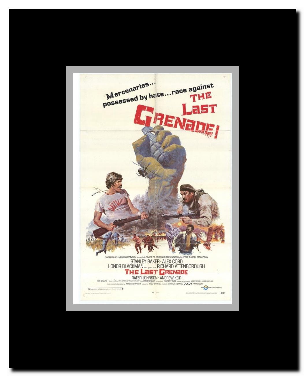The Last Grenade Framed Movie Poster