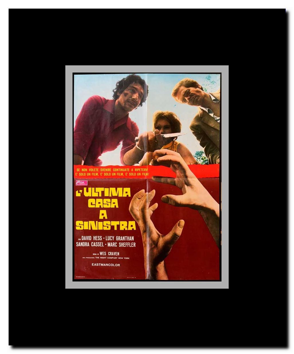 The Last House on the Left Framed Movie Poster