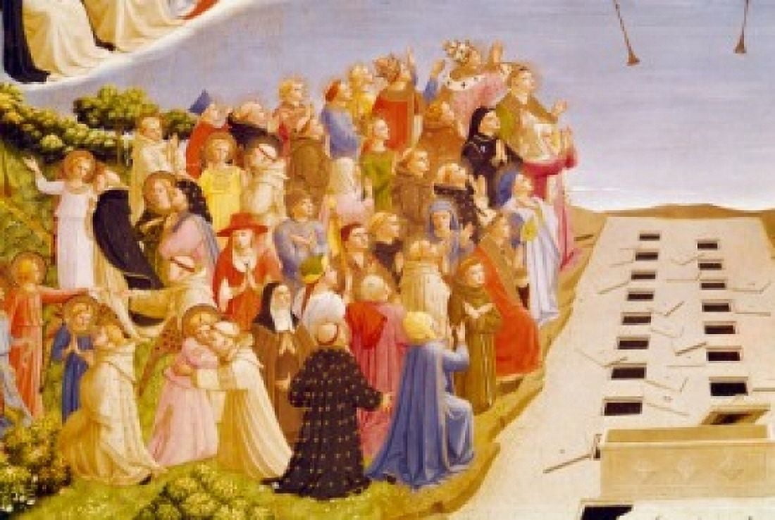 The Last Judgement (Detail) Fra Angelico (ca1395-1455 Italian) Fresco Museo di San Marco Florence Italy Canvas Art - Fra Angelico (24 x 36)