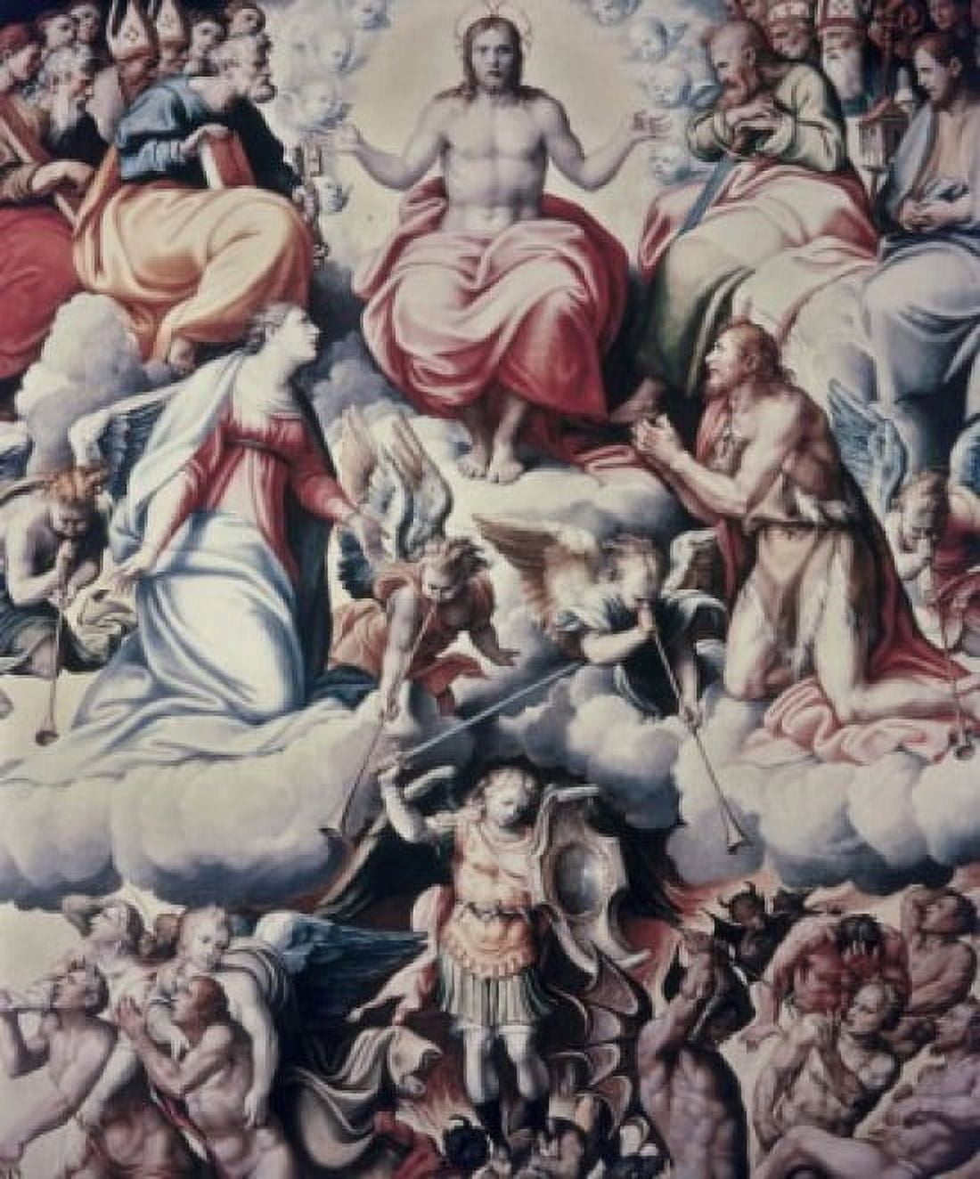 The Last Judgement Giovanni Francesco Penni (1488-1528Italian) Canvas Art - Giovanni Francesco Penni (18 x 24)