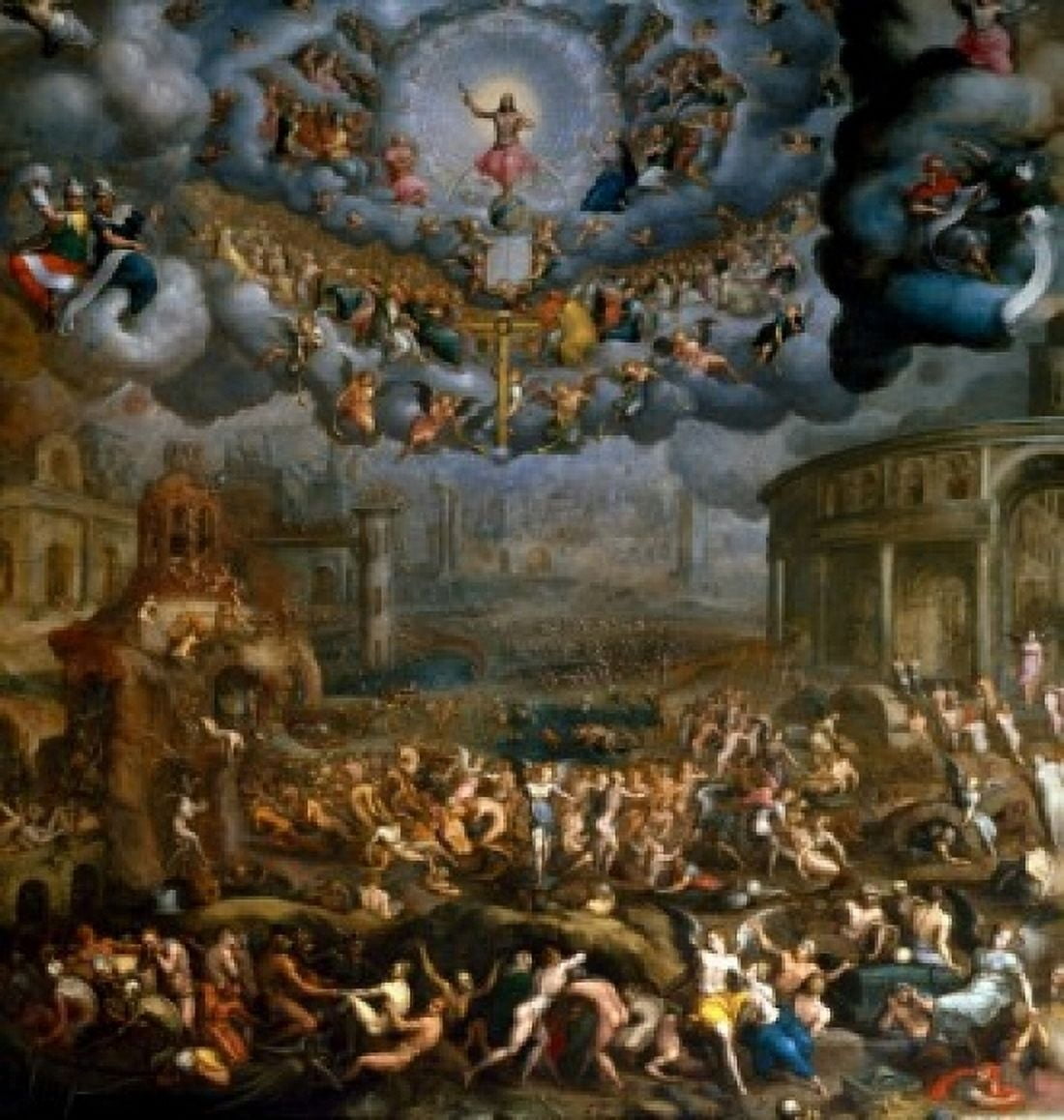 The Last Judgment by Jean Cousin the younger (1522-1594) France Paris Musee du Louvre Canvas Art - Jean Cousin (24 x 36)