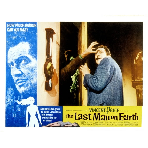 The Last Man On Earth Vincent Price 1964 Movie Poster Masterprint (14 x 11)