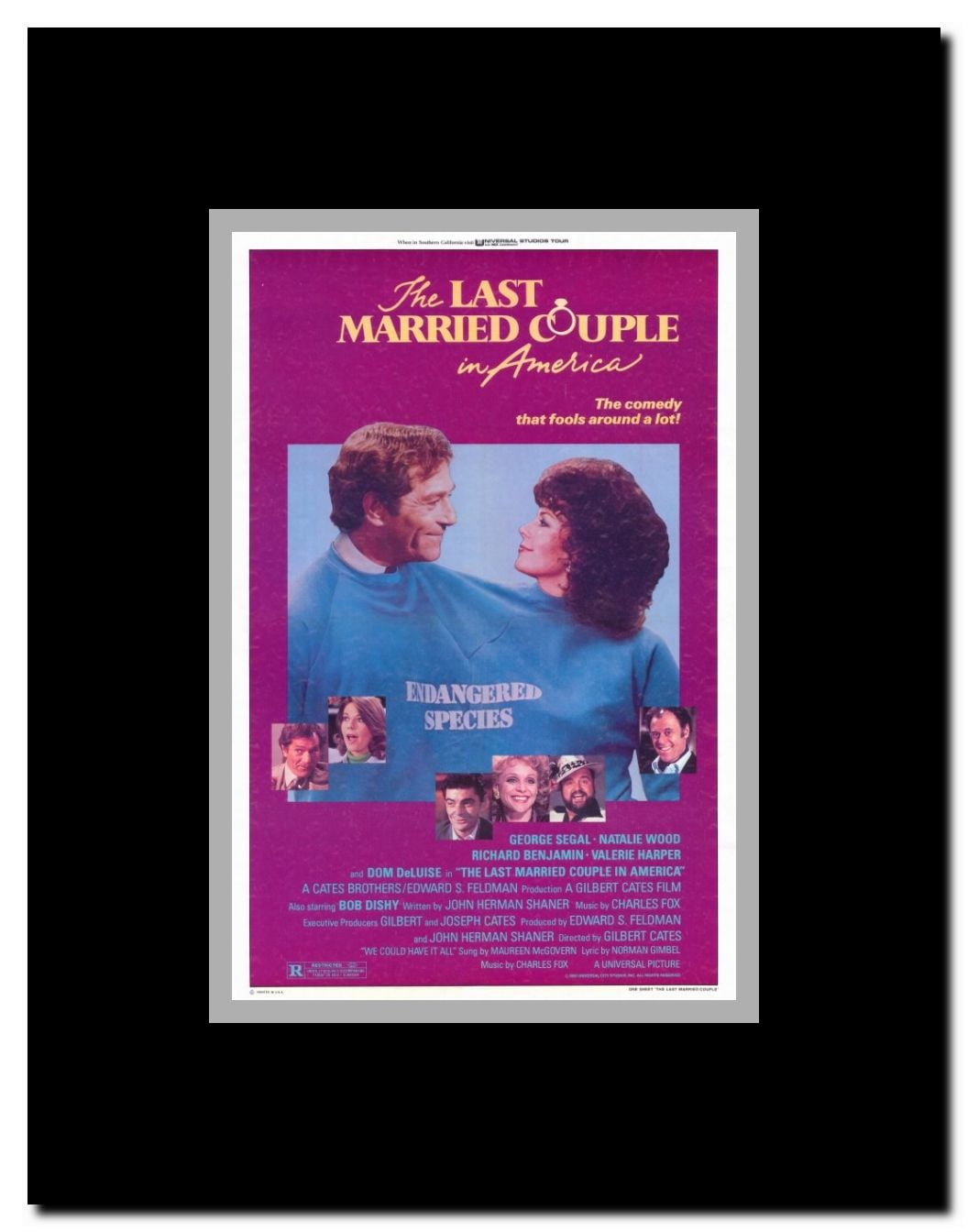 The Last Married Couple in America Framed Movie Poster