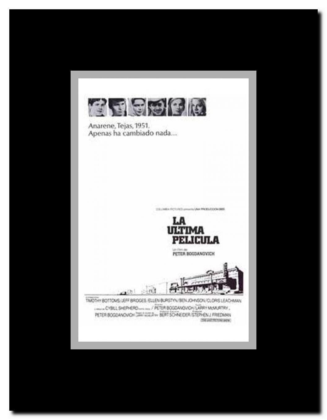 The Last Picture Show Framed Movie Poster