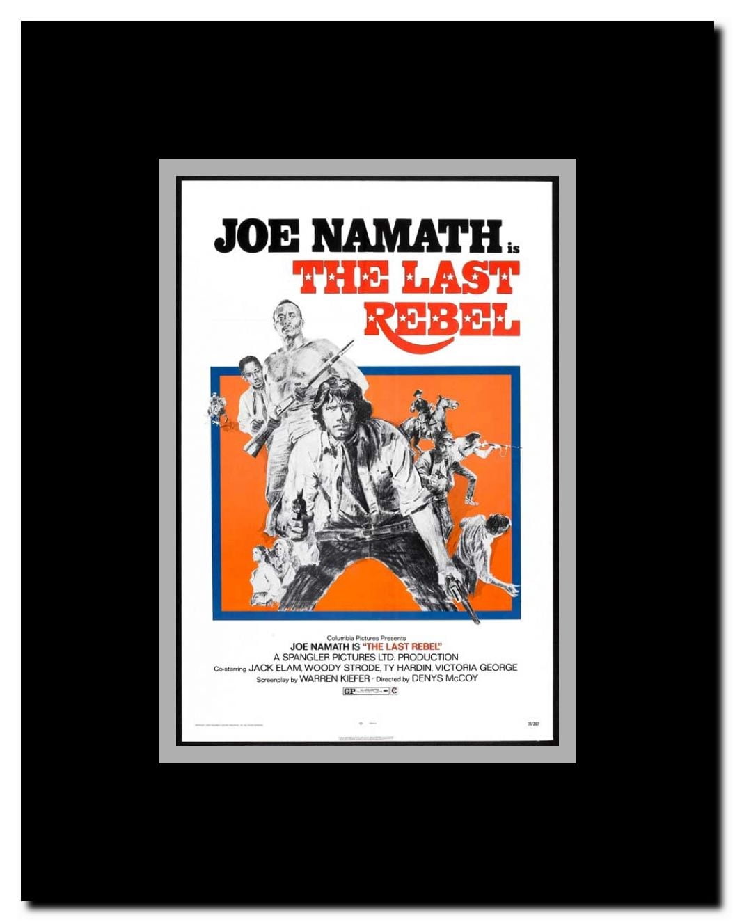 The Last Rebel Framed Movie Poster