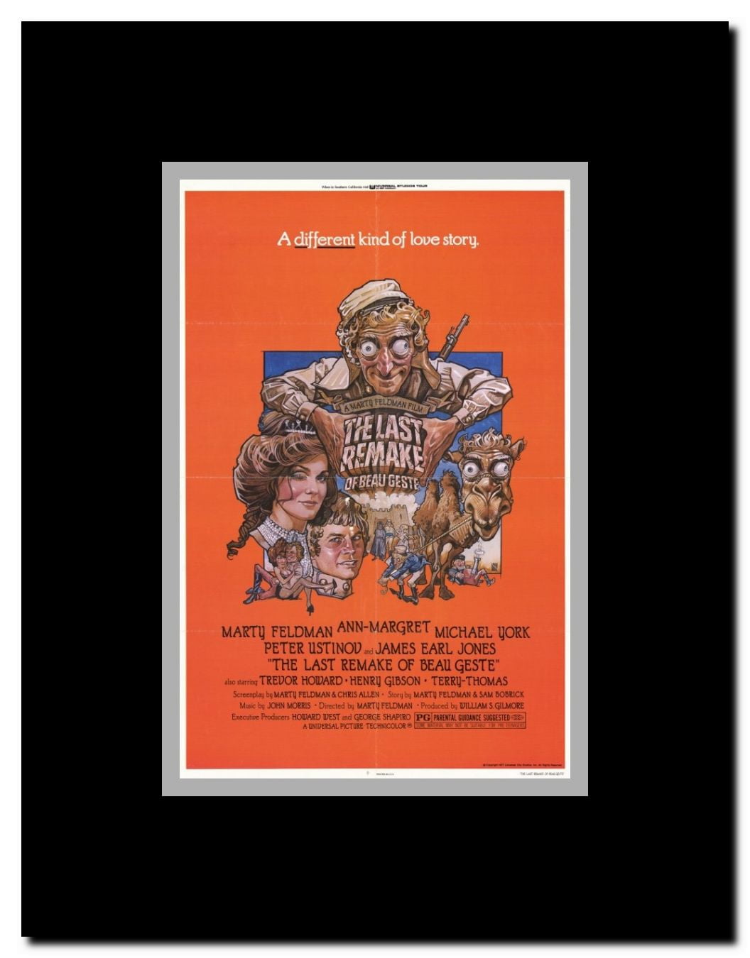 The Last Remake of Beau Geste Framed Movie Poster