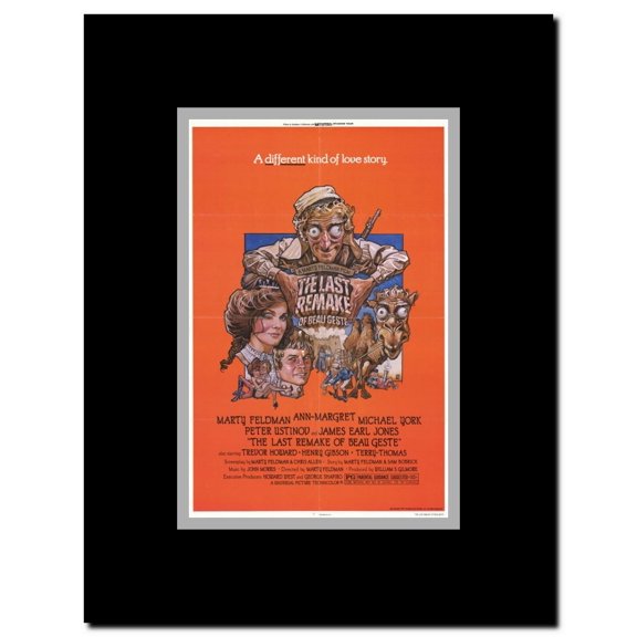 The Last Remake of Beau Geste Framed Movie Poster