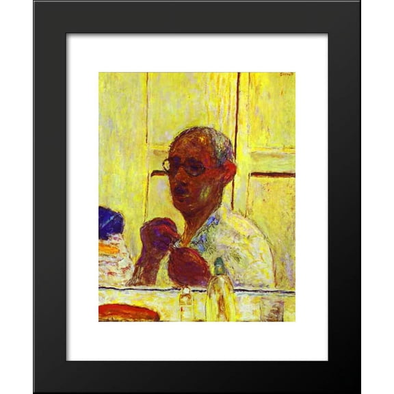 The Last Self Portrait 20x24 Framed Art Print by Bonnard, Pierre