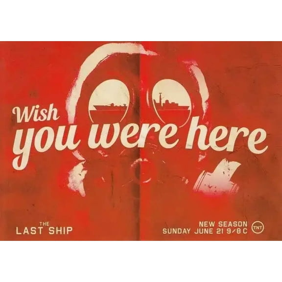 The Last Ship 2015 Comic-Con Wish You Were Here 5x7 postcard