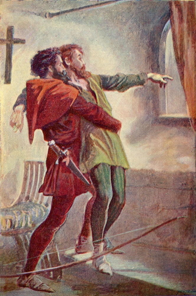 George Routledge The Last Shot Colour Plate From The Life And Adventures Of Robin Hood ...