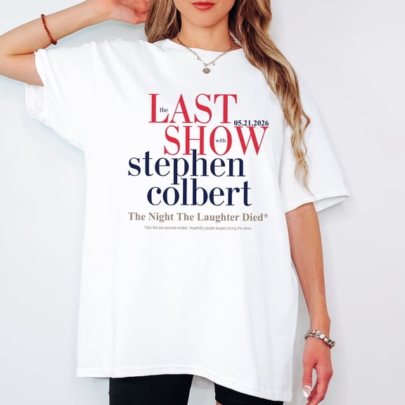The Last Show with Stephen Colbert 2026 T-Shirt, Late Night Comedy Tee, Talk Show Fan Shirt Comfort Colors Tee
