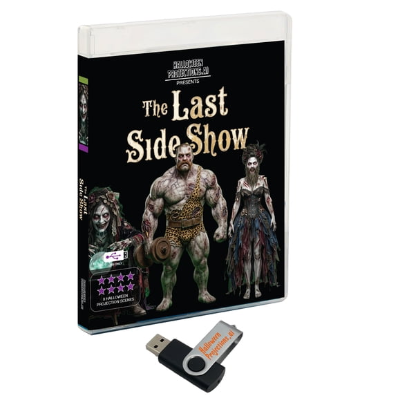 The Last SideShow Halloween Projection Video on USB