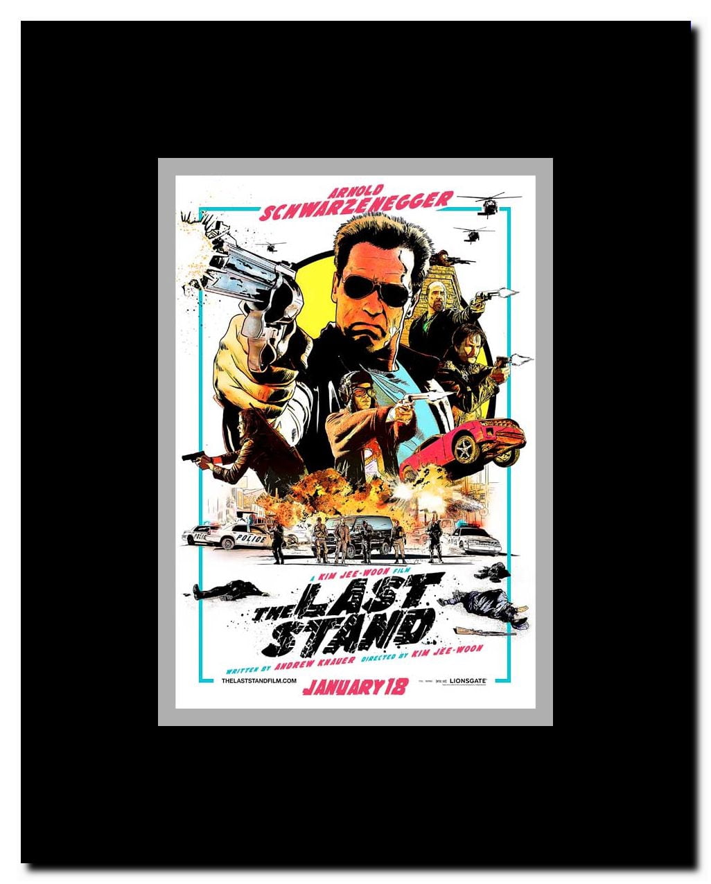 The Last Stand Framed Movie Poster