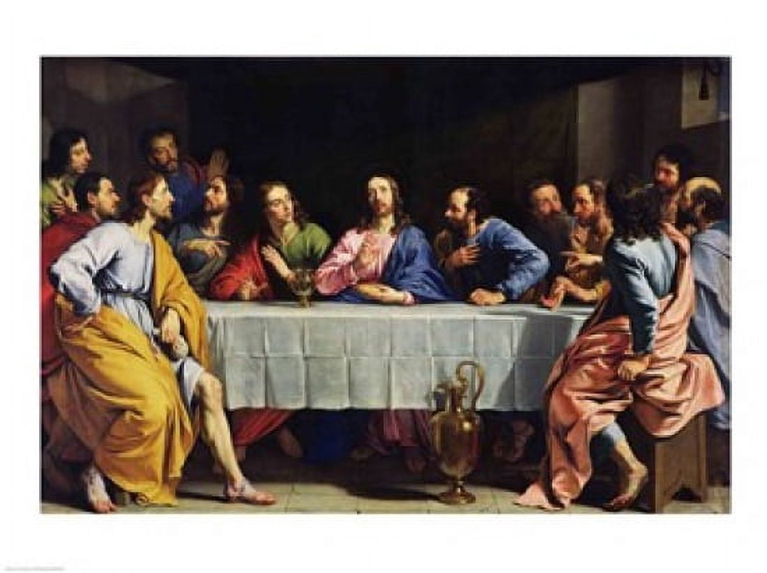 The Last Supper 1648 Canvas Art - Philippe De Champaigne (24 x 18)