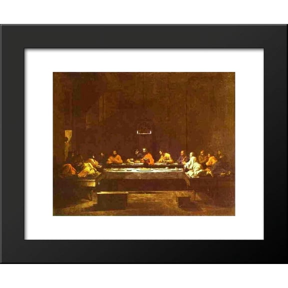 The Last Supper 20x24 Framed Art Print by Poussin, Nicolas