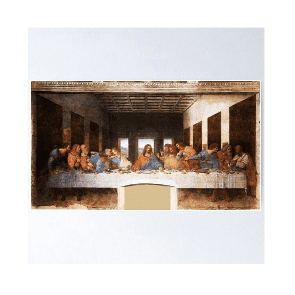 The Last Supper By Leonardo Da Vinci Poster Home Decor Office Wall Art