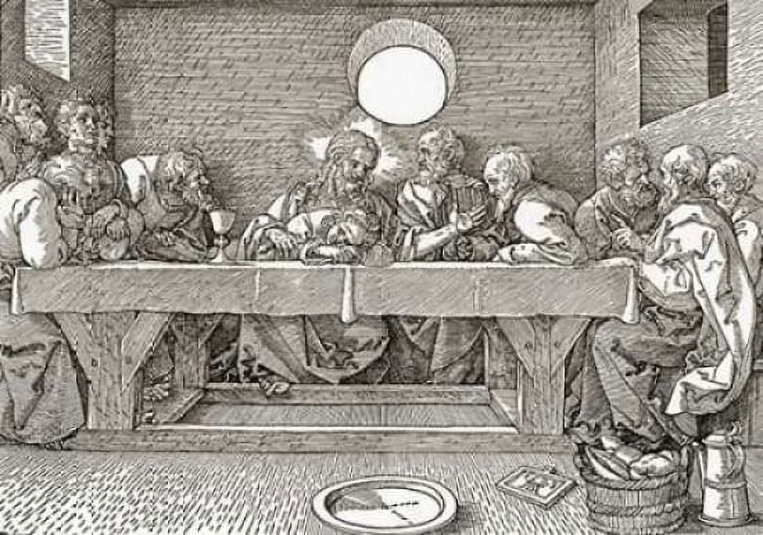 The Last Supper Canvas Art - Albrecht Durer (20 x 28)