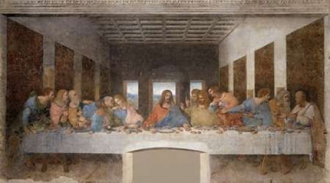 The Last Supper Canvas Art - Leonardo Da Vinci (24 x 36)