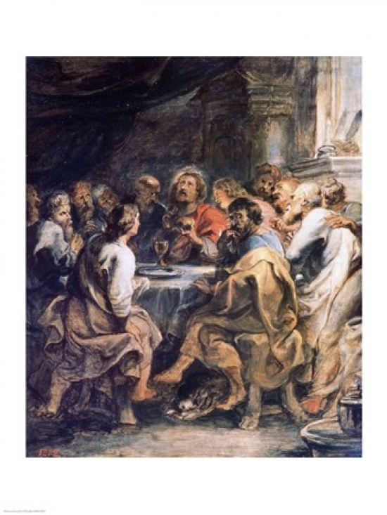 The Last Supper Canvas Art - Peter Paul Rubens (18 x 24)