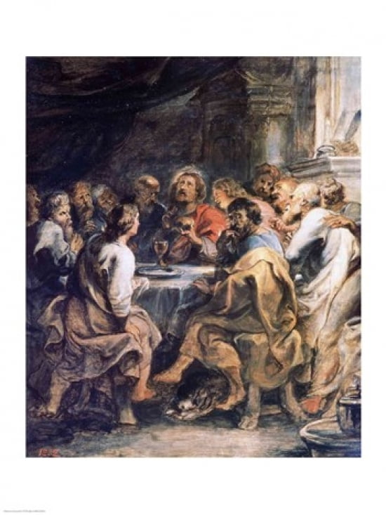 The Last Supper Canvas Art - Peter Paul Rubens (24 x 36)