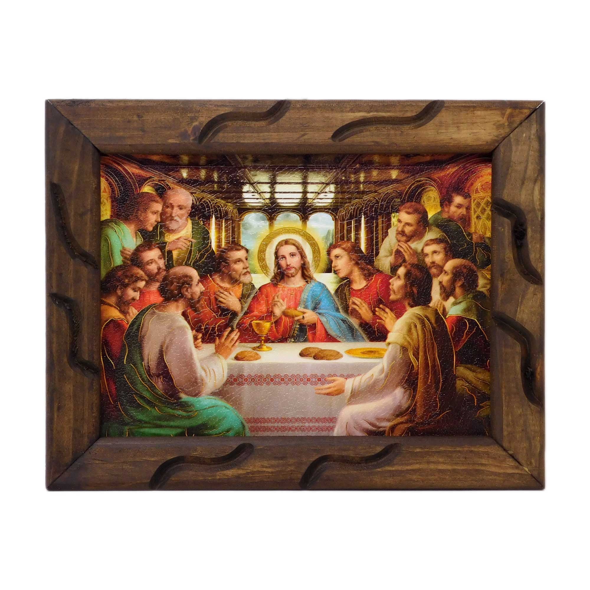 Rustic Last Supper The Last Supper - DaVinci, Oil Painting Style - 10