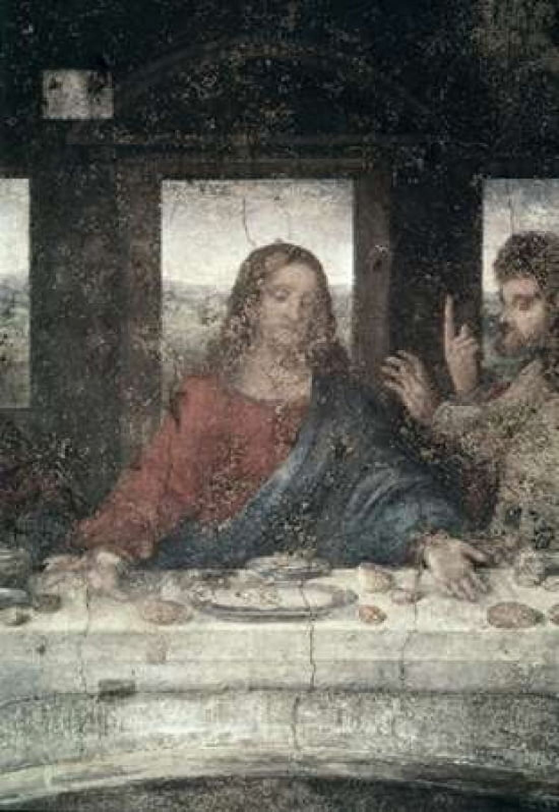 The Last Supper - Detail Center Canvas Art - Leonardo Da Vinci (20 x 28)