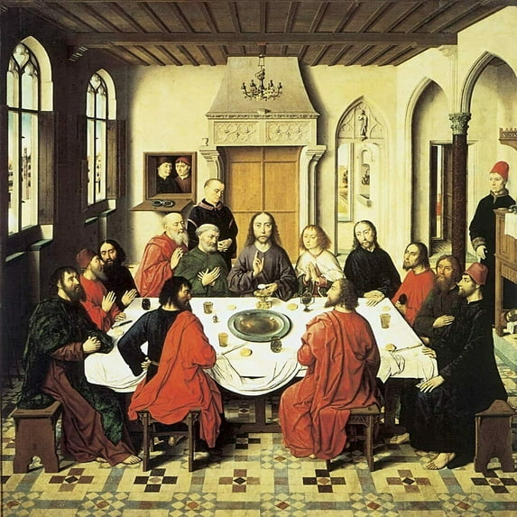 "The Last Supper, Dieric Bouts - CANVAS OR FINE PRINT WALL ART"