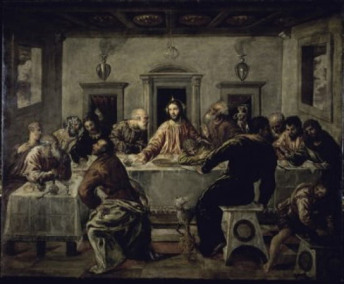 The Last Supper El Greco (1541-1614Greek) Canvas Art - El Greco (18 x 24)