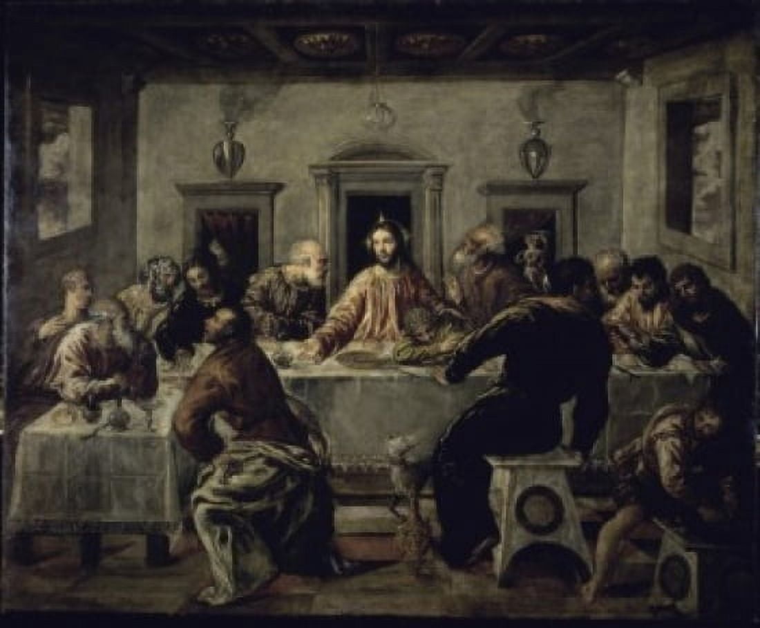 The Last Supper El Greco (1541-1614Greek) Canvas Art - El Greco (24 x 36)