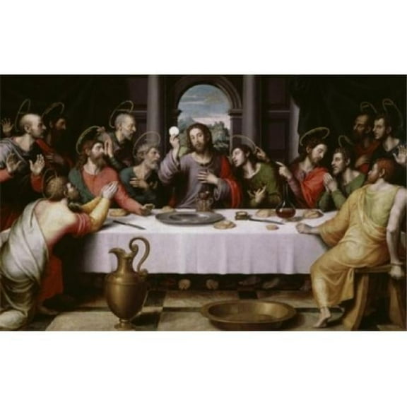 The Last Supper Juan De Juanes - 24 x 36 - Large