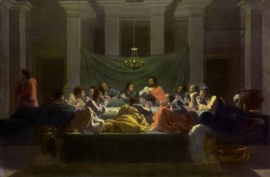 The Last Supper Nicolas Poussin (1594-1665 French) Canvas Art - Nicolas Poussin (24 x 36)