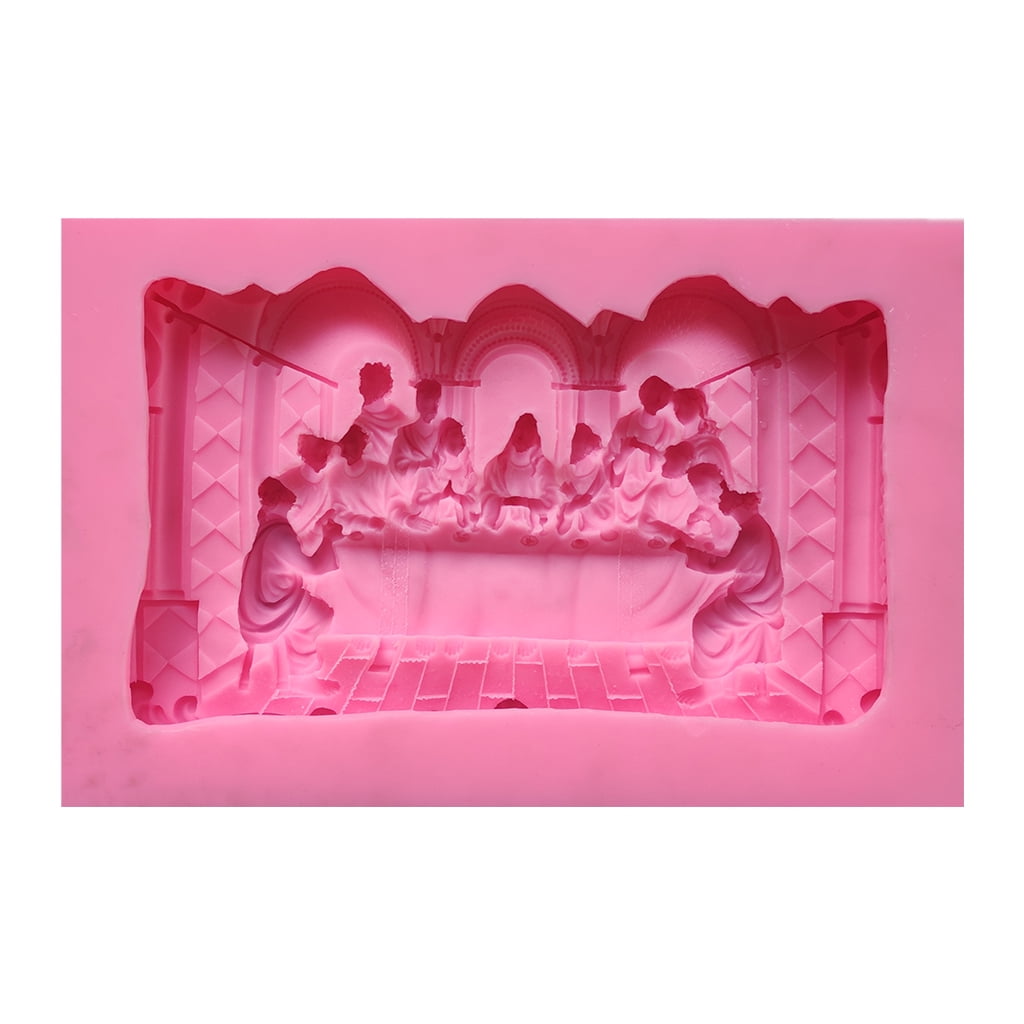 The Last Supper Photo Frame Listing Mold DIY Resin Epoxy Frame Mold for DIY Handmade Crafts Home Decorations