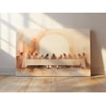thumbnail image 1 of The Last Supper Poster Jesus Art Christian Wall Decor Design 2, Unframed Canvas 16x20in, 1 of 4