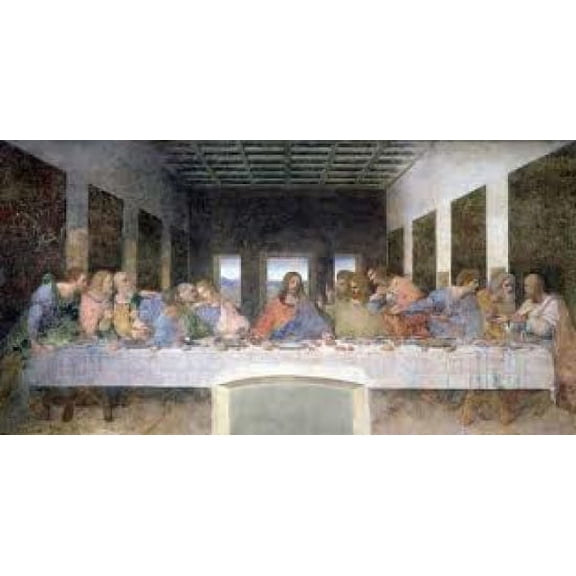 The Last Supper Poster by Leonardo Da Vinci (36 x 24)