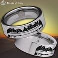 thumbnail image 1 of The Last Supper Tungsten Carbide Ring, 1 of 6