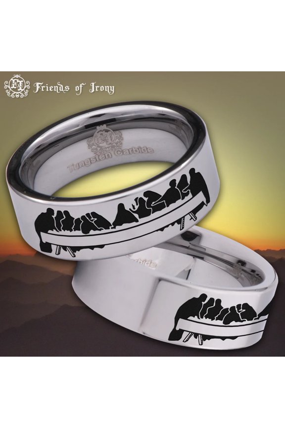 The Last Supper Tungsten Carbide Ring