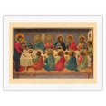 thumbnail image 1 of The Last Supper - Vintage Religious Art by Ugolino di Nerio c.1325 - Japanese Unryu Rice Paper Art Print (Unframed) 18 x 24 in, 1 of 3