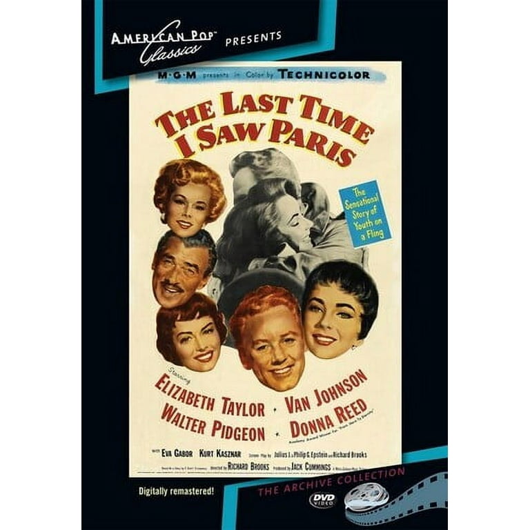 Last Time I Saw Paris (1954) [DVD] - Walmart.com