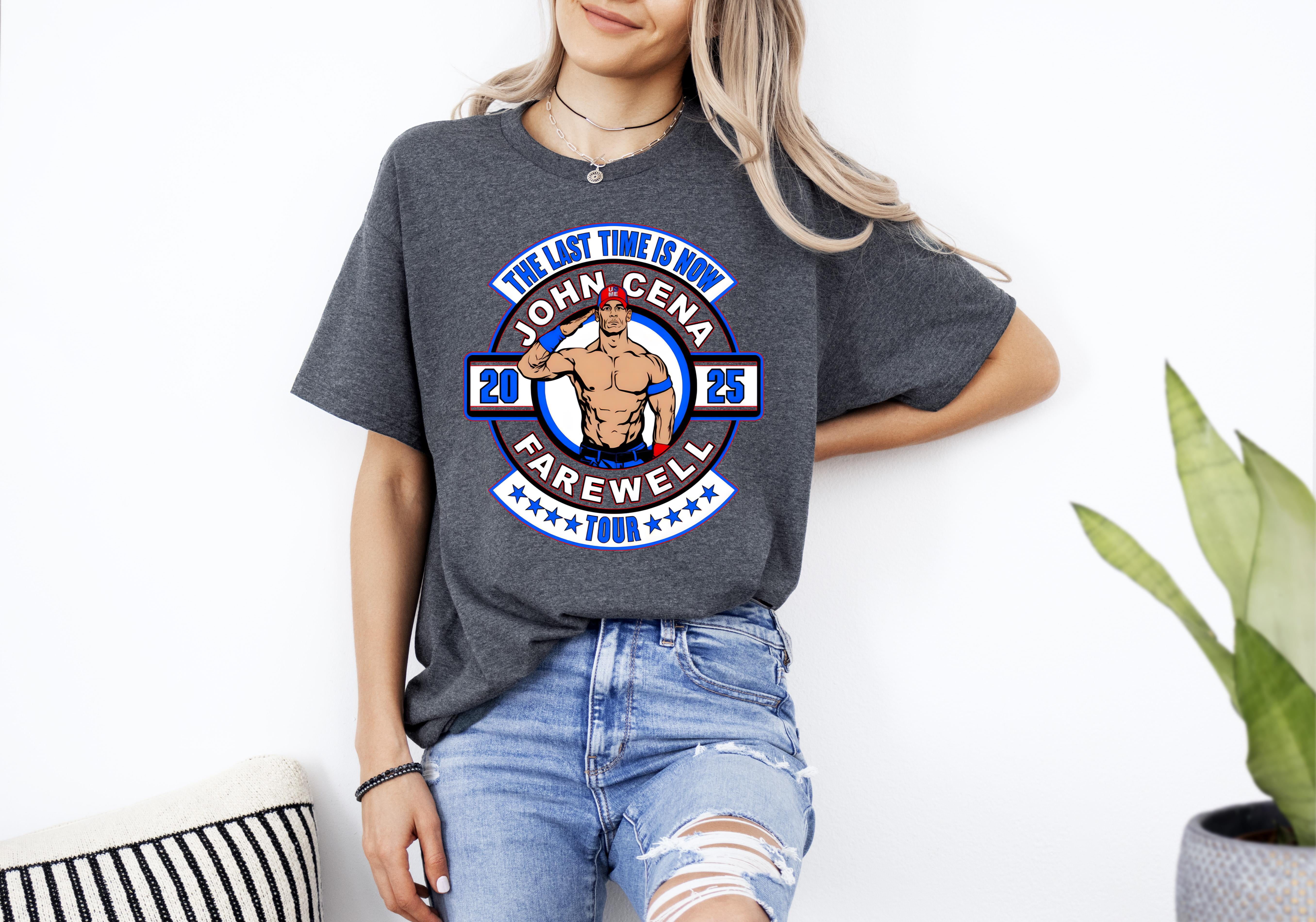 The Last Time Is Now John Cena 2025 Farewell Tour Shirt Up To 4XL
