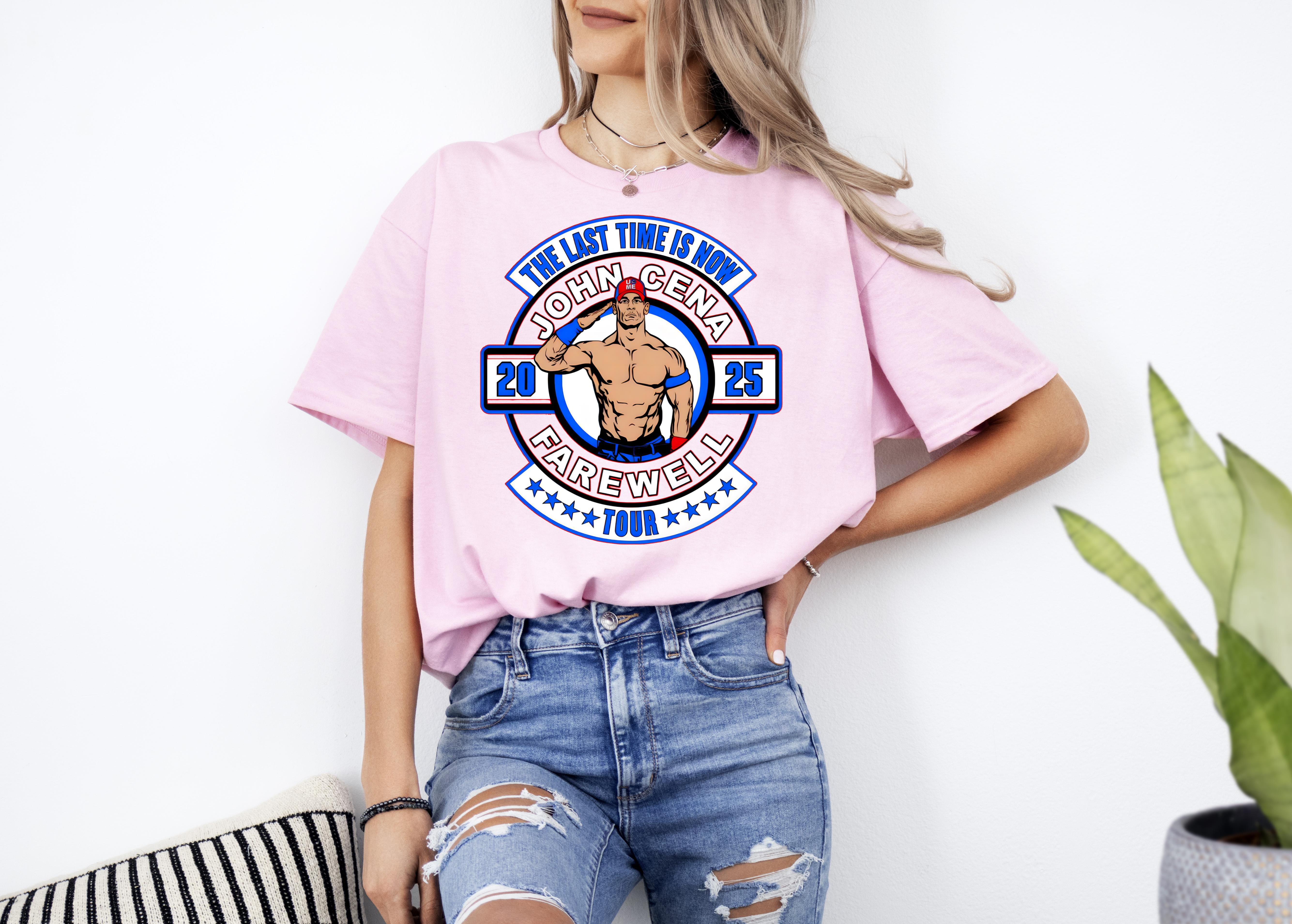 The Last Time Is Now John Cena 2025 Farewell Tour Shirt Up To 4XL