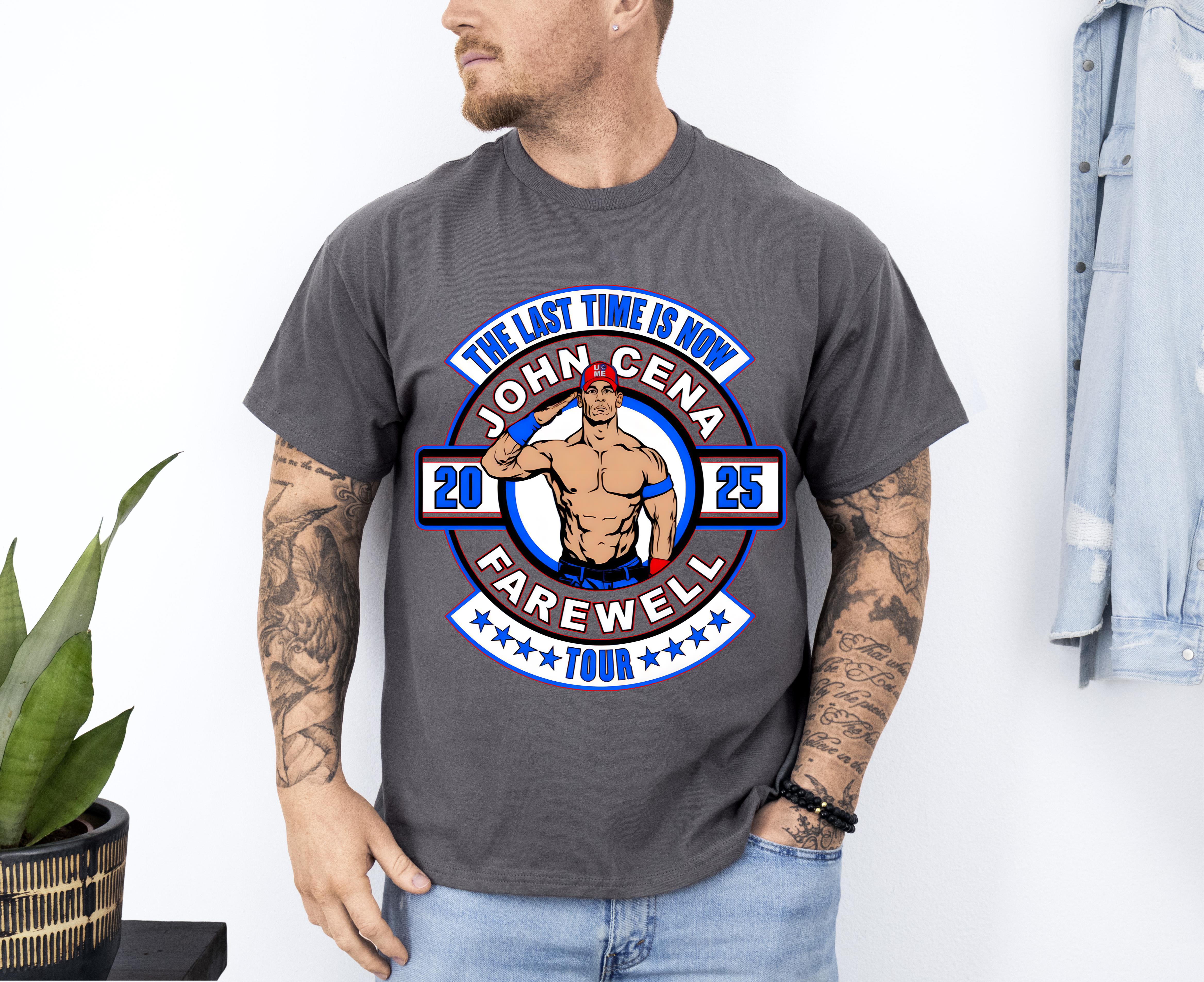 The Last Time Is Now John Cena 2025 Farewell Tour Shirt Up To 4XL