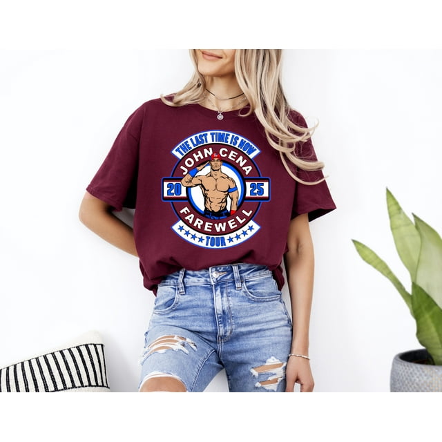 The Last Time Is Now John Cena 2025 Farewell Tour Shirt Up To 4XL