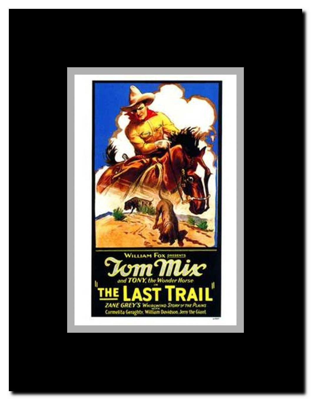 The Last Trail Framed Movie Poster
