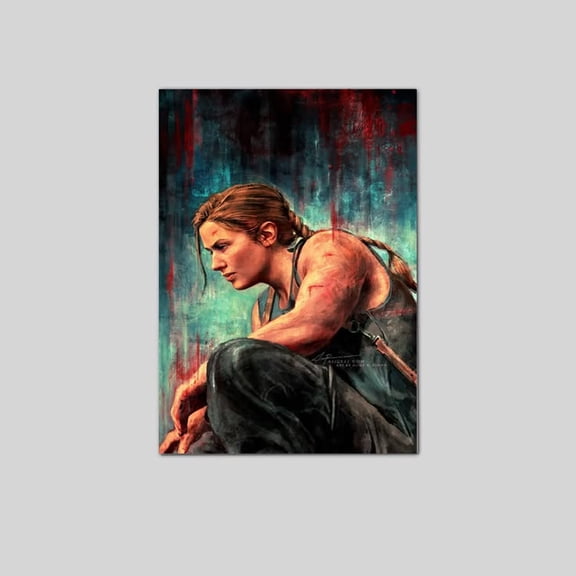 The Last Us Laura Bailey Painting On Canvas Wall Art Poster Picture Print Living Room Walls Decor Home Poster Size 24''x36'' The Golden Shop