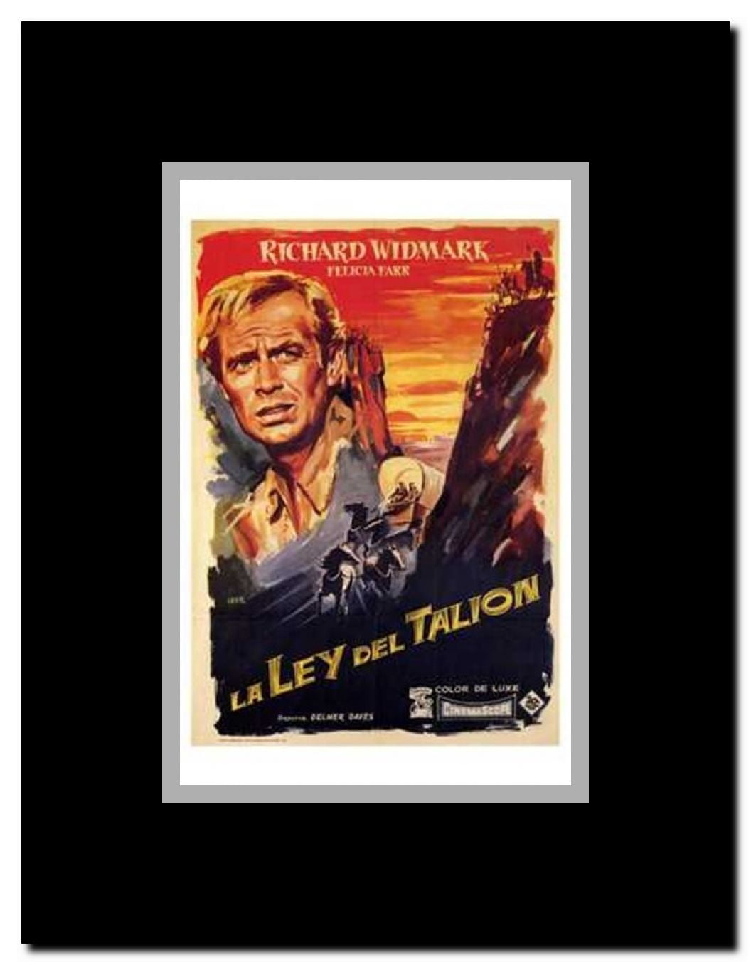 The Last Wagon Framed Movie Poster